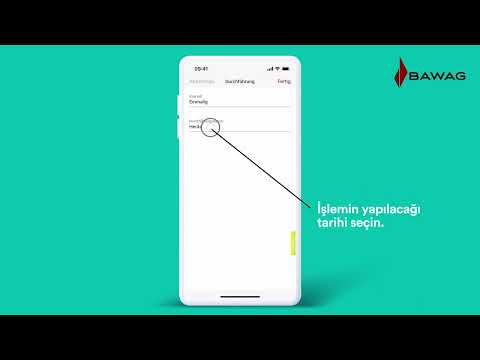 BAWAG App Überweisungen - türkische Übersetzung