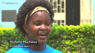 Kenyan Teenagers create an app to help collect and recycle plastic waste along Lake Victoria 11th June 2021.