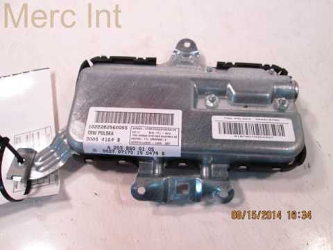 2008 Mercedes E350 DR BAG ID 2038600105 - mbiparts.com Used OEM Mercedes Parts - Dismantlers ... OEM