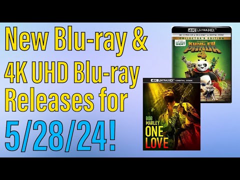 New Blu-ray & 4K UHD Blu-ray Releases for May 28th, 2024!