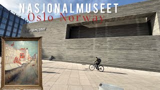 Nasjonalmuseet in Oslo Norway , Inside tour in National Museum in Oslo 