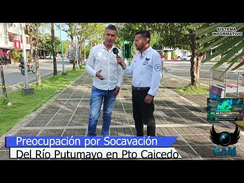 Comunidad de Puerto Caicedo manifiesta su preocupación por socavación del río Putumayo @destacar