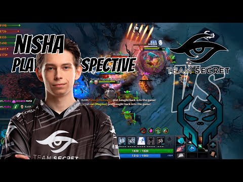 Nisha [Puck] Team Secret VS Execration - Player perspective |WePlay AniMajor|