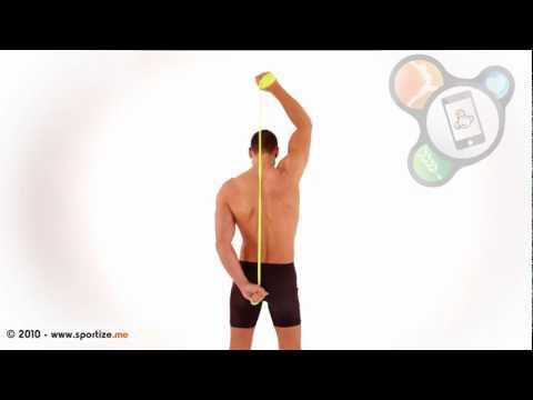 Resistance Band Single-Arm Overhead Tricep Extension