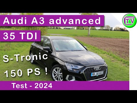 Test Audi A3 advanced 35 TDI S-Tronic Sportback 110 kW Fahrbericht und Review 2023 / 2024