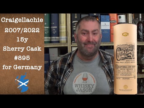 Craigellachie 15 Jahre alt 2007/2022 Oloroso Sherry Cask 895 for Germany  Exceptional Cask Series