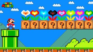 Super Mario Bros but there are MORE Custom Flower!