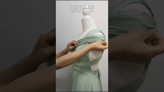 How to wear a convertible infinity dress | Infinity Dress Tutorials