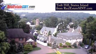preview picture of video 'From Above: Westentry Road and Flagg Court in Todt Hill, Staten Island'