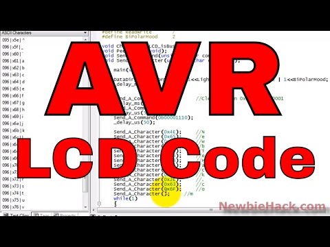 20. Arduino for Production!  AVR Atmega32 - How to write our First LCD Program