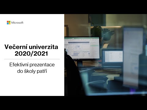 Večerní univerzita 2020/2021 - Efektivní prezentace do výuky patří