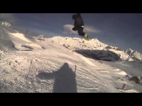 Kevin Backstrom & Tor Lundstrom in the Val d'Isère Snowpark #BEYOND MEDALS