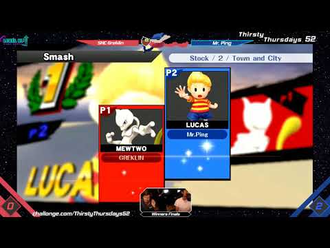 SHC Greklin (Mewtwo, Bowser Jr) vs Mr Ping (Lucas) - WF