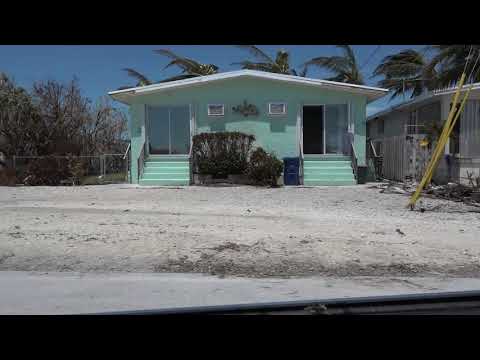 Clara Blvd. in Key Colony Beach, Florida Keys Post Hurricane Irma
