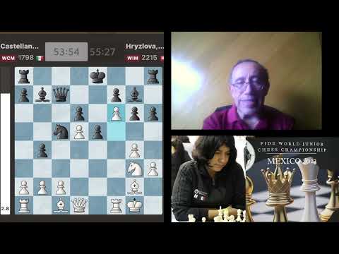 Lhia Castellanos de México vence a Sofia Hryzlova logrando el 8o. lugar del Mundial Juvenil Ajedrez