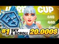 1st Place 1 Million Unreal Cup 20 000 W Scroll