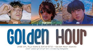 JVKE (ft. Fujii Kaze &amp; JIN of BTS) – &#39;golden hour&#39; | Legendado/Tradução PTBR (Color Coded Lyrics)