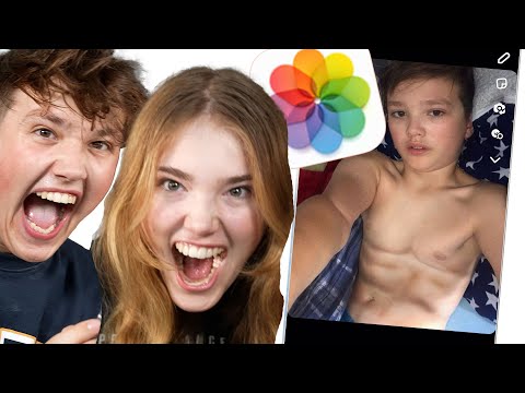 Wir TAUSCHEN unsere HANDYGALERIE! (das peinlichste video ever)