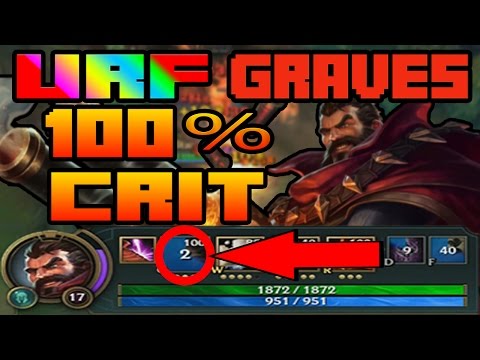 URF 2017 is BACK | GRAVES 100% Crit Build is Broken | League of Legends | Patch 7.4 | Patch 7.5
