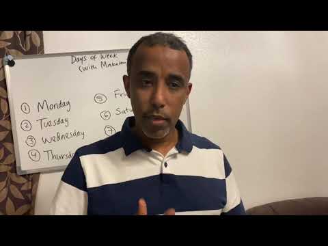 Days of the week(with Makaton)