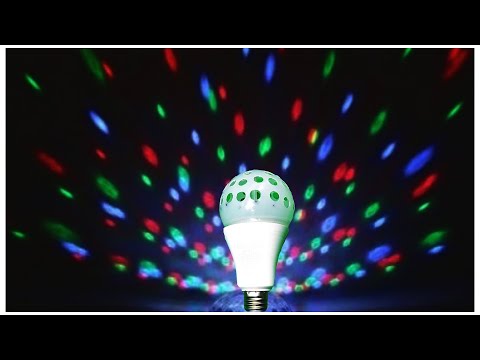 DIY Disco Ball with LED Bulbs - How to Make a  brilliant  Disco Ball at Home