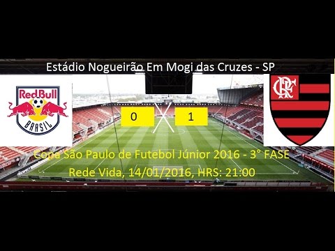Copa São Paulo de Futebol 2016 Red Bull Brasil Sp 0 x 1 Flamengo Rj - 3° FASE