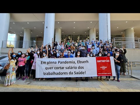 Momentos da mobilização dos Trabalhadores da Ebserh