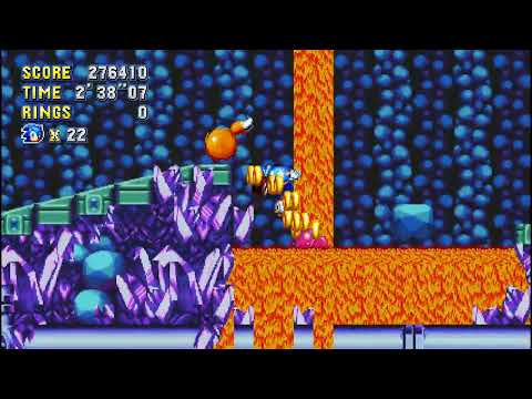 Sonic Mania Plus Gameplay Walkthrough Part 10 - Lava Reef