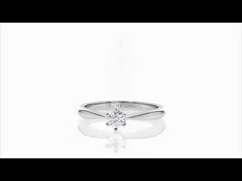 6 prong diamond ring 0.20ct