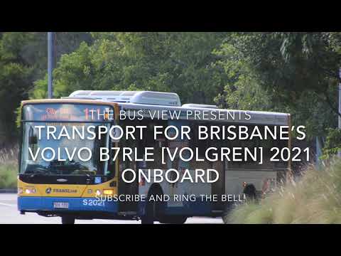 Transport for Brisbane’s Volvo B7RLE [Volgren] 2021 Onboard