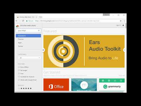02 Install the "GoGo Widget" App