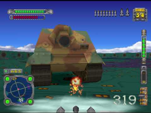 [PS1]コンバットチョロQ / COMBAT CHORO Q (ボスクラス - ストームタイガー / Sturmmörser Tiger）