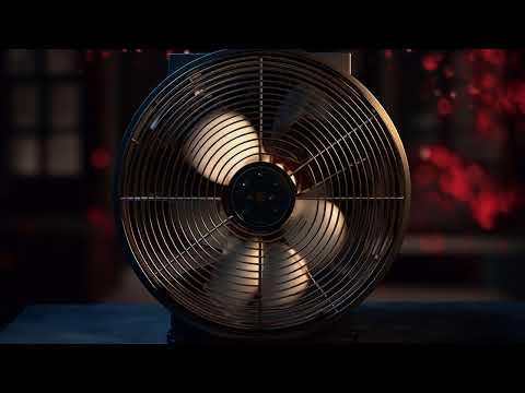 Sleep in minutes 😴 with DEEP box fan noise resonating through double tubes!   Black Screen