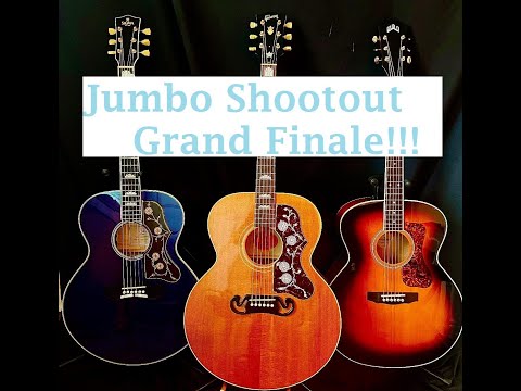 Jumbo Shootout  Grand Finale!   Gibson J200 and Guild F-250E  #gibsonguitars #gibson #guildguitars