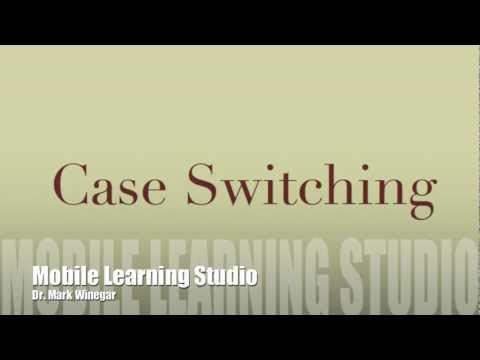 Perl case switching