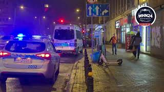 Поляк напав з ножем на українця у трамваї в центрі Варшави (відео)