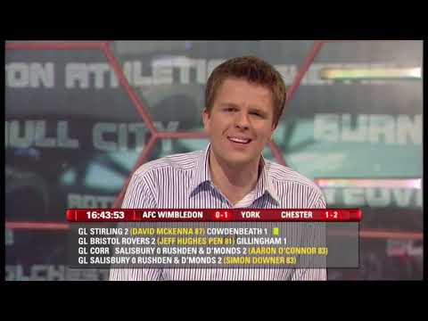 BBC Final Score - Saturday 21st November 2009