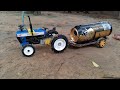 Diy Tractor Water Tanker Machine Science Project How To Make Water Tanker Tractor And Tanker