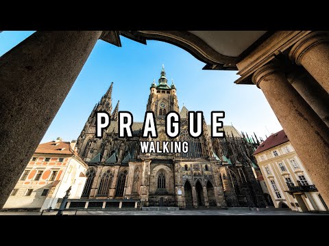 🇨🇿 Walking in Prague Castle 4K Czechia Walking Tour 2023 Czech Republic