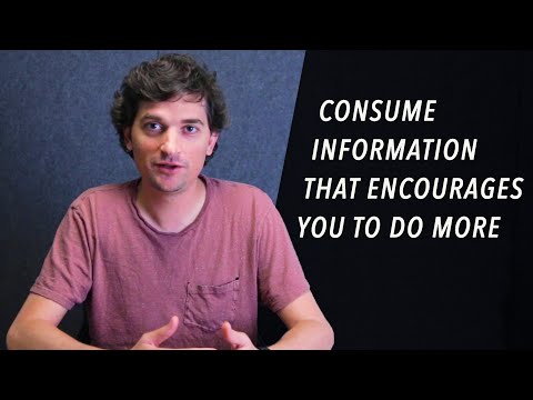 Consume Information That Encourages You To Do More - Dalton Caldwell