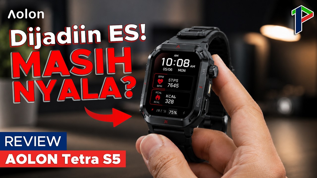 Smartwatch 300 Ribuan Tapi Military Grade? Ini Gila Sih… | AOLON TETRA S5 - Review Indonesia