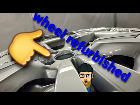 diy: how to spray paint an alloy wheel: refurbish alloys silver wheel