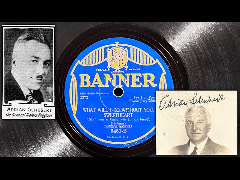 Dubin's Dandies - What Will I Do Without You Sweetheart ~1929