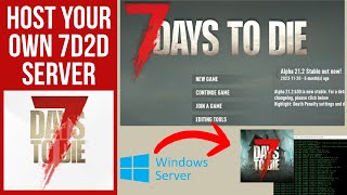 How To Make a Dedicated Server for 7 Days To Die 2024