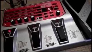 Video thumbnail for Boss ME-20B bass multi effects experiment on BARITONE guitar by Gearfacts