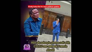 Download lagu COTU LEADER FRANCIS ATWOLI ON A PHONE CALL WITH PETER SALASY #francisatwoli #atwoli mp3