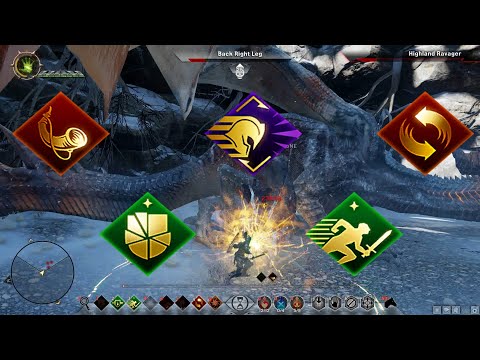 "No Specialization" - Warrior(Weapon&Shield)vs Highland Ravager: Dragon Age Inquisition
