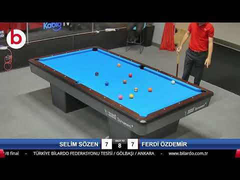 SELİM SÖZEN & FERDİ ÖZDEMİR Bilardo Maçı - 