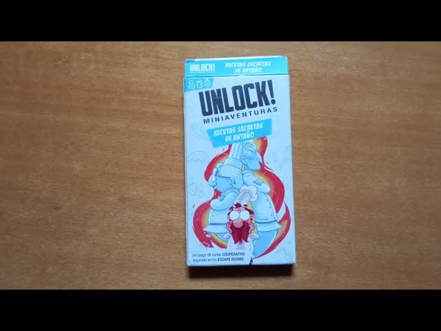 Vídeo relacionado con Asmodee | Unlock! Miniaventuras Recetas secretas de antaño |Juego de Mesa de Escape Room para Adultos y Familias | A Partir de 10 Años | De 1 a 6 Jugadores | 30-45 Minutos por Partida | Español