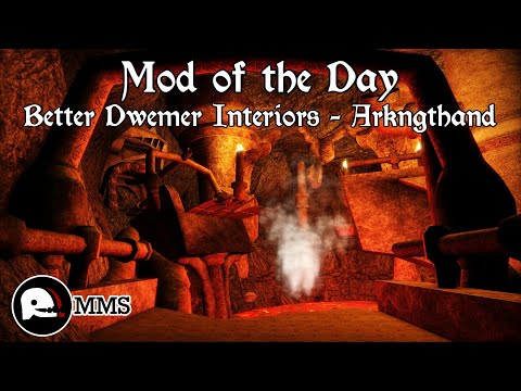 Morrowind Mod of the Day EP110 - Better Dwemer Interiors Arkngthand Showcase